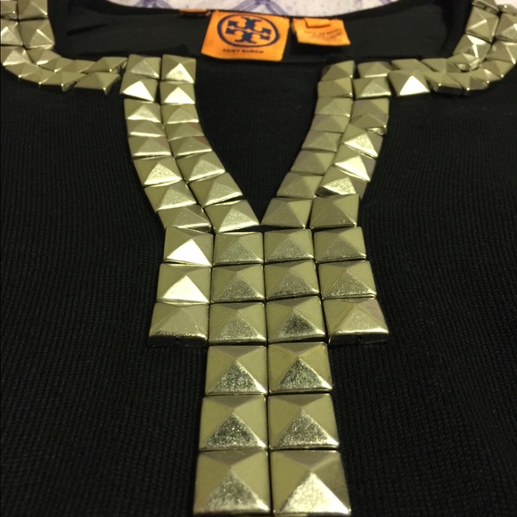 💥SALE🎉TORY BURCH NWOT Winnie Studded Wool Tunic - Picture 8 of 8